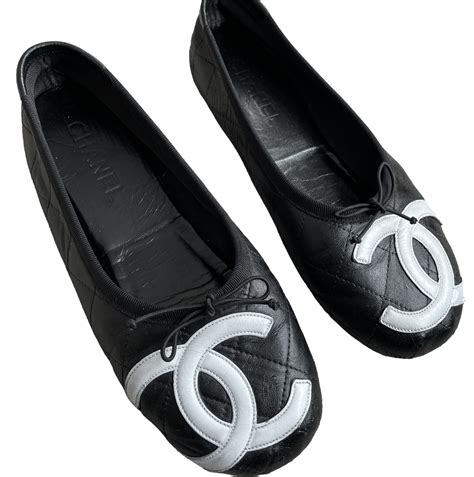 chanel cambon ballet flats.